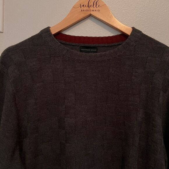 Geoffrey Beene Charcoal Sweater - L - Picture 3 of 8